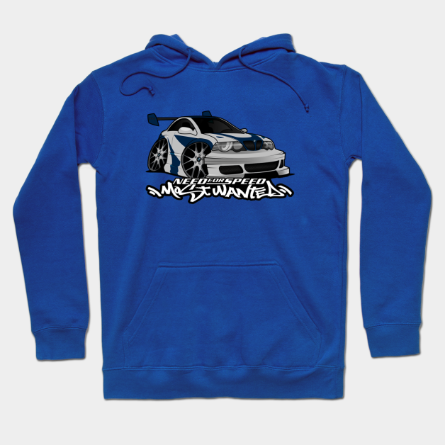 BMW E46 - Need for Speed Most Wanted Hoodie by Rafael Pando